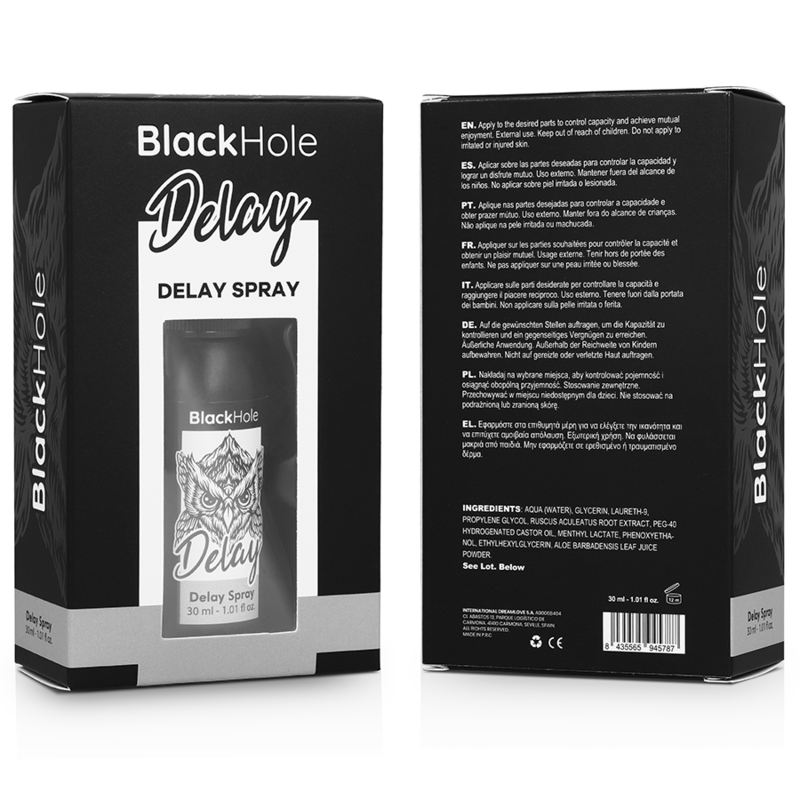 BLACK HOLE - STUDY FORTE SPRAY RETARDANTE 30 ML