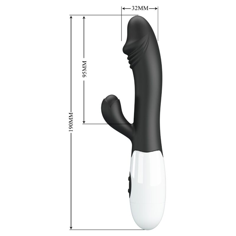 PRETTY LOVE - SNAPPY G-SPOT BLACK VIBRATOR