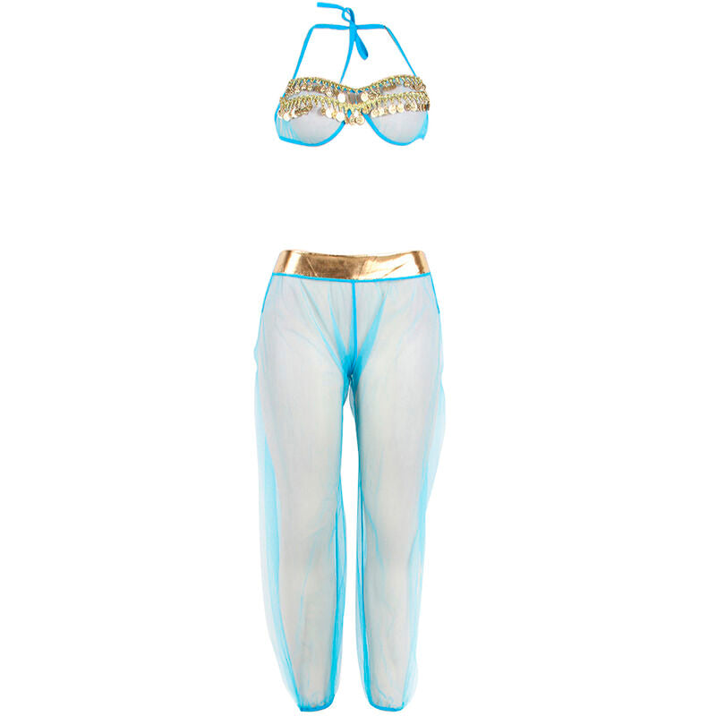 SUBBLIME - BLUE INDIAN STYLE LINGERIE SET L/XL