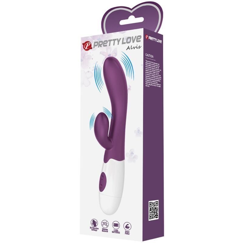 PRETTY LOVE - ALVIS VIBRATOR RABBIT AND G-SPOT PURPLE