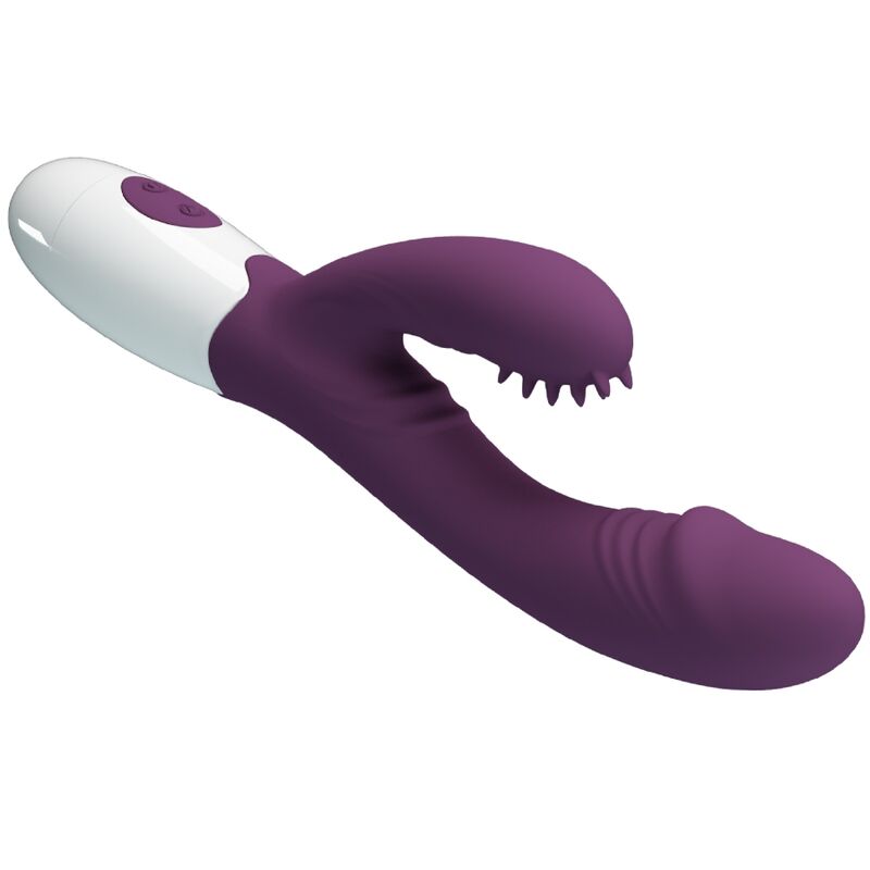 PRETTY LOVE - ANDRE VIBRATEUR RABBIT & STIMULATEUR DE POINT G VIOLET