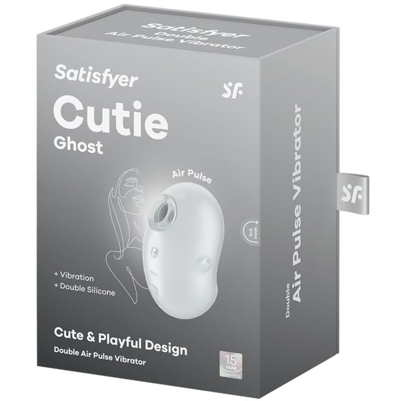 SATISFYER - CUTIE GHOST VIBRADOR POSICIÓN BLANCO