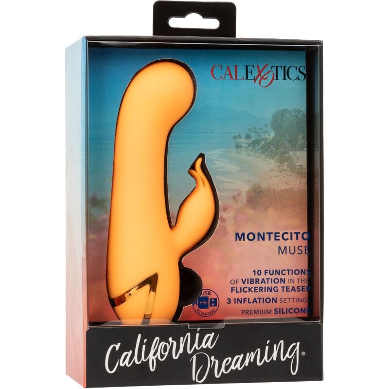 CALEXOTICS - VIBRADOR MONTECITO MUSE CONEJO NARANJA DE CALIFORNIA DREAMING