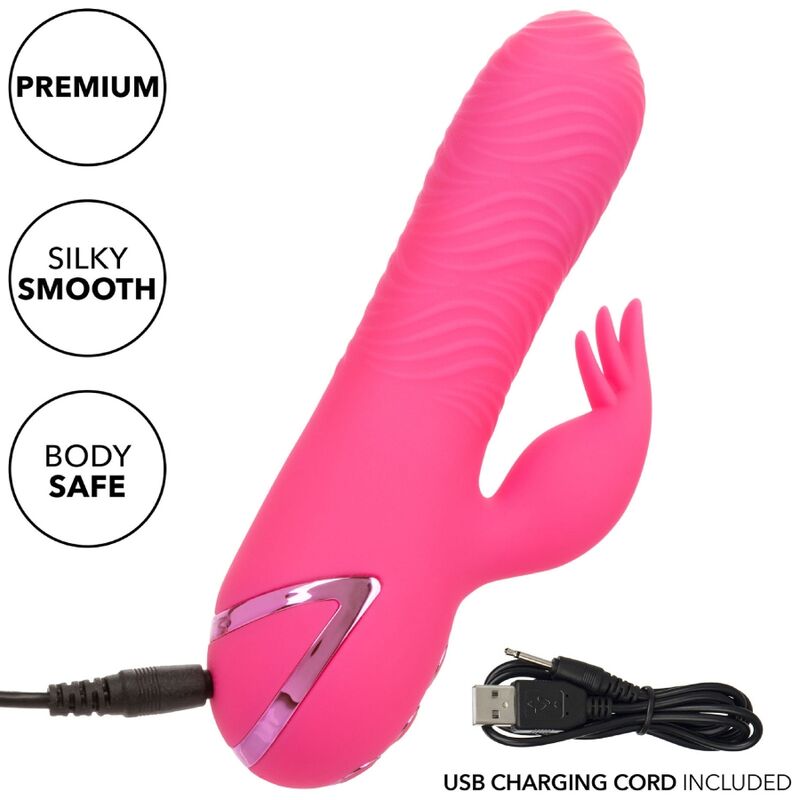 CALEXOTICS - VIBRADOR SACRAMENTO SWEETIE CONEJO ROSA DE CALIFORNIA DREAMING