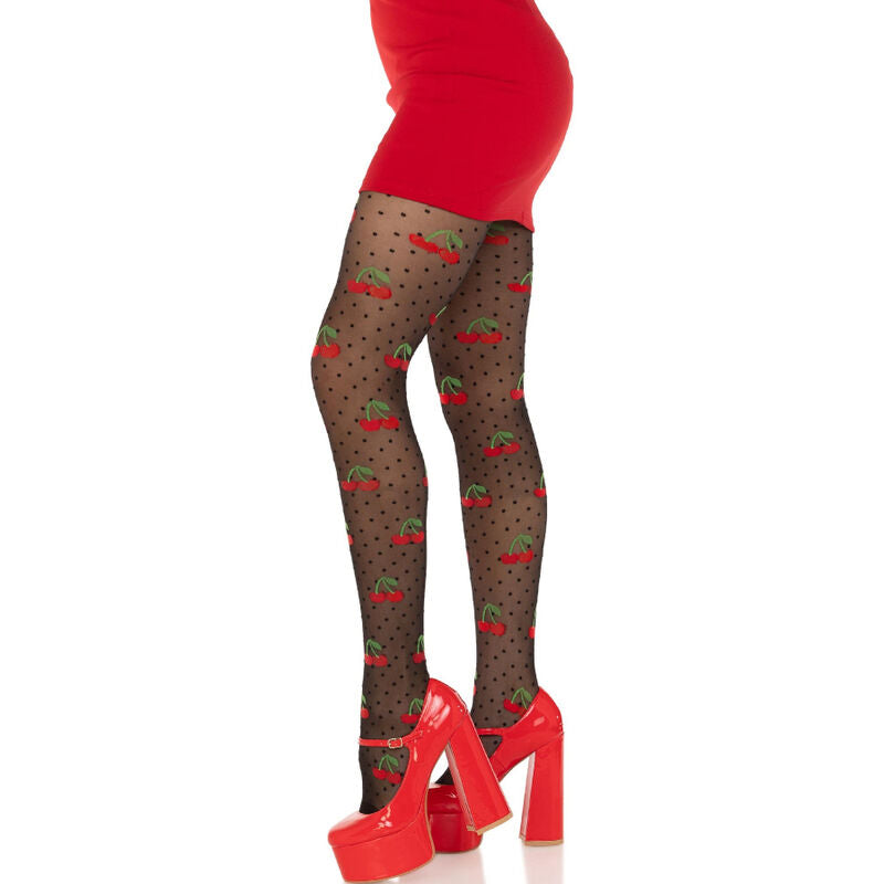 LEG AVENUE - BLACK CHERRY TAUPES STOCKINGS