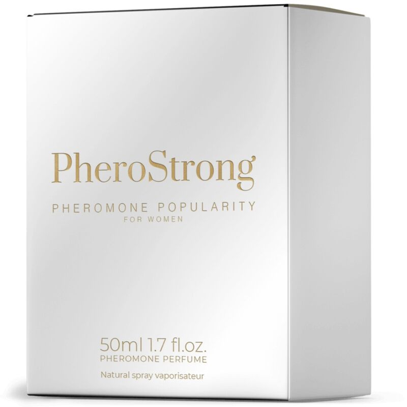 PHEROSTRONG - POPULARIDAD PERFUME DE FEROMONAS PARA MUJER 50 ML