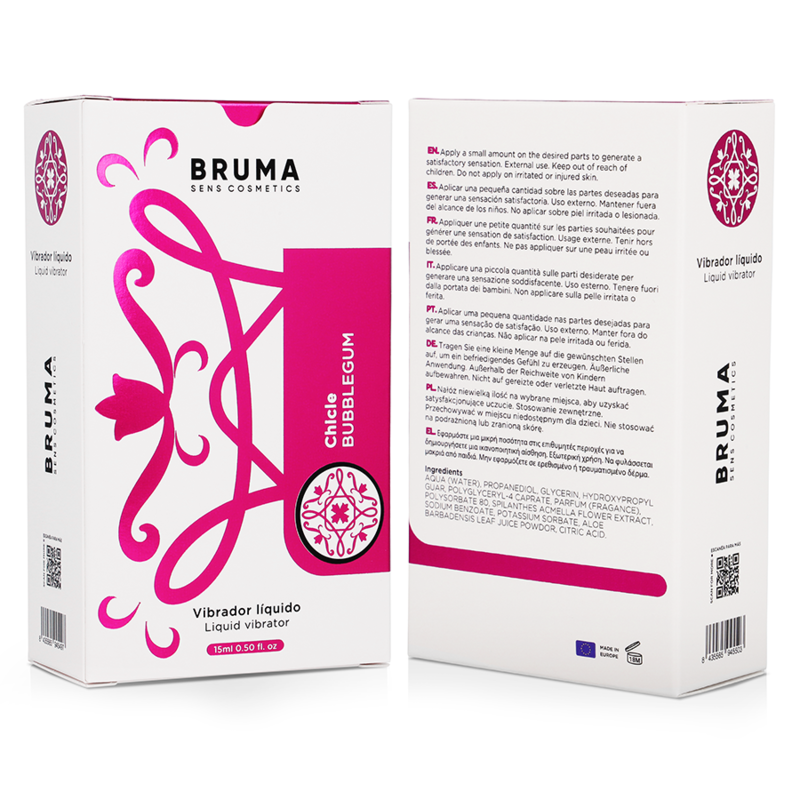 BRUMA - BUBBLEGUM ULTRA SLIP VIBRADOR LÍQUIDO 15 ML