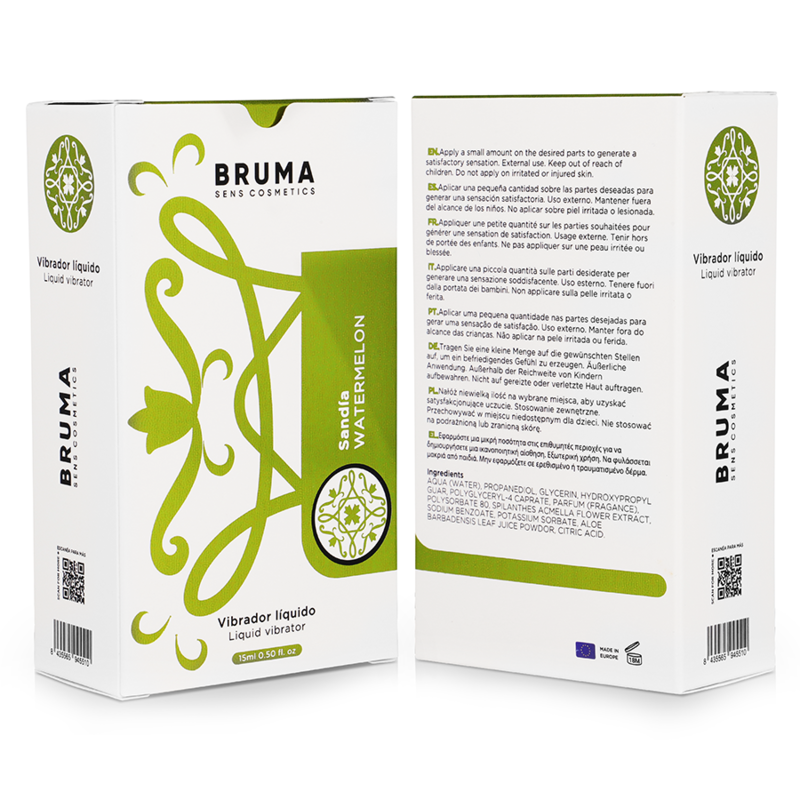 BRUMA - VIBRADOR LÍQUIDO ULTRA RESBALADIZO Sandía 15 ML