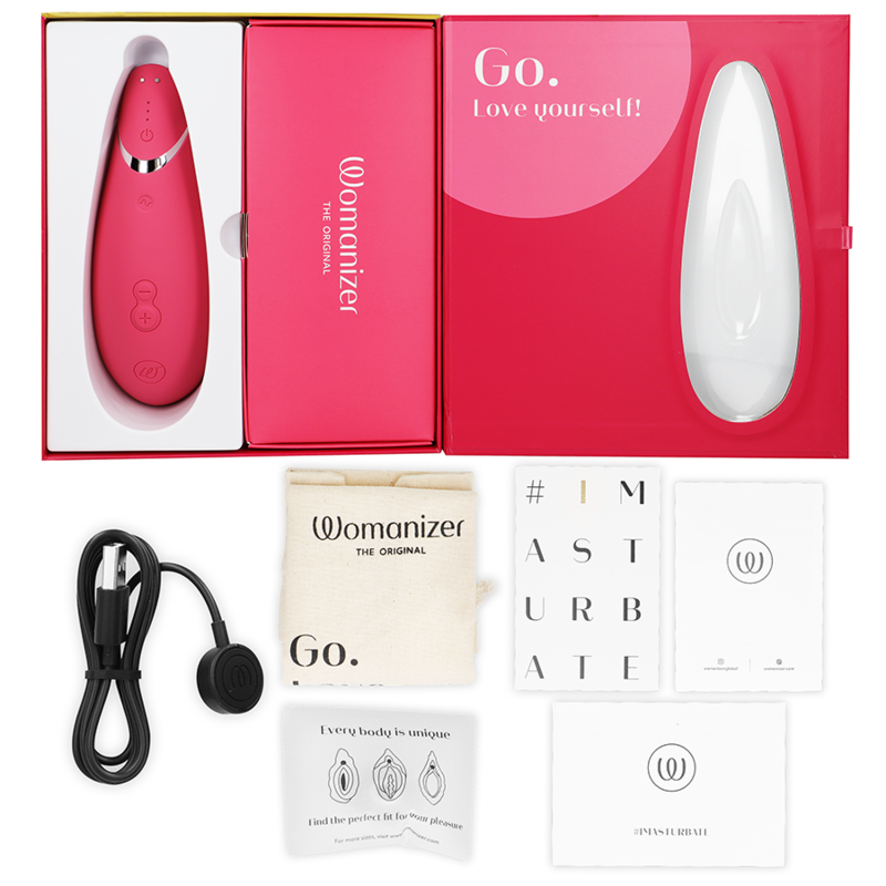 WOMANIZER - ESTIMULADOR DEL CLITORAL PREMIUM 2 FRAMBUESA