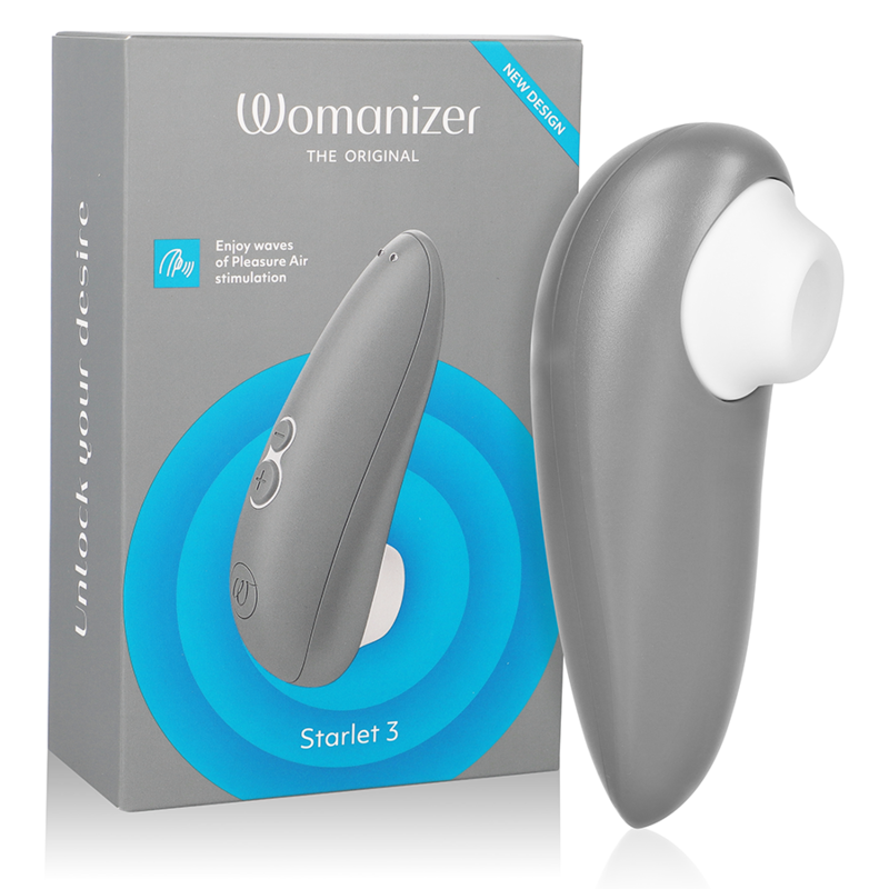 WOMANIZER - ESTIMULADOR DE CLITORAL STARLET 3 GRIS