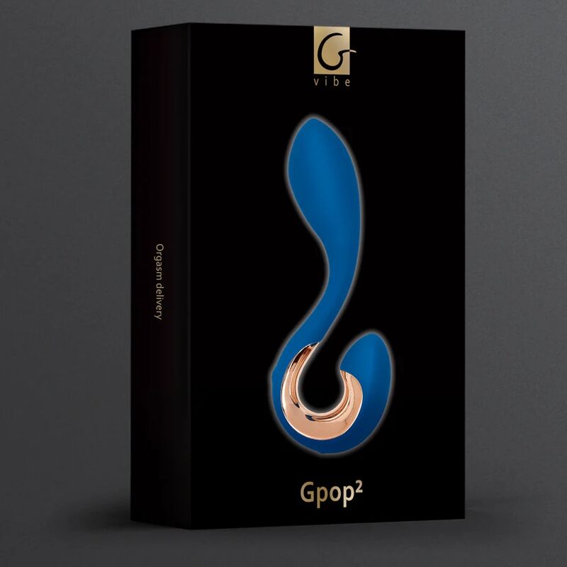 G-VIBE - GPOP 2 G AND P DOT VIBRATOR INDIGO BLUE