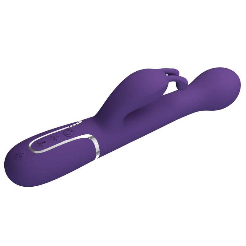 PRETTY LOVE - DEJON RABBIT VIBRADOR 3 EN 1 MULTIFUNCIÓN MORADO