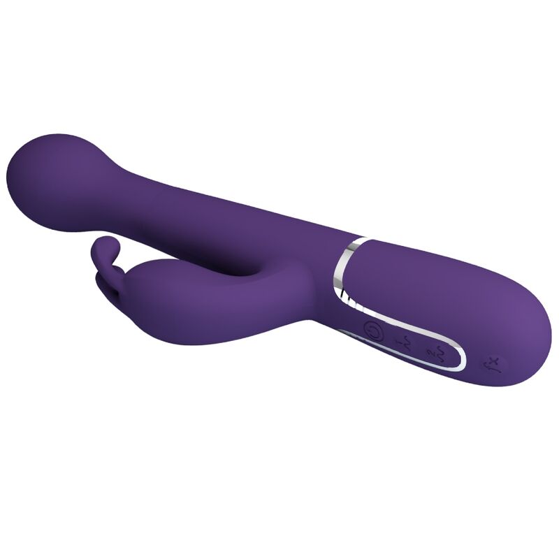 PRETTY LOVE - DEJON RABBIT VIBRADOR 3 EN 1 MULTIFUNCIÓN MORADO