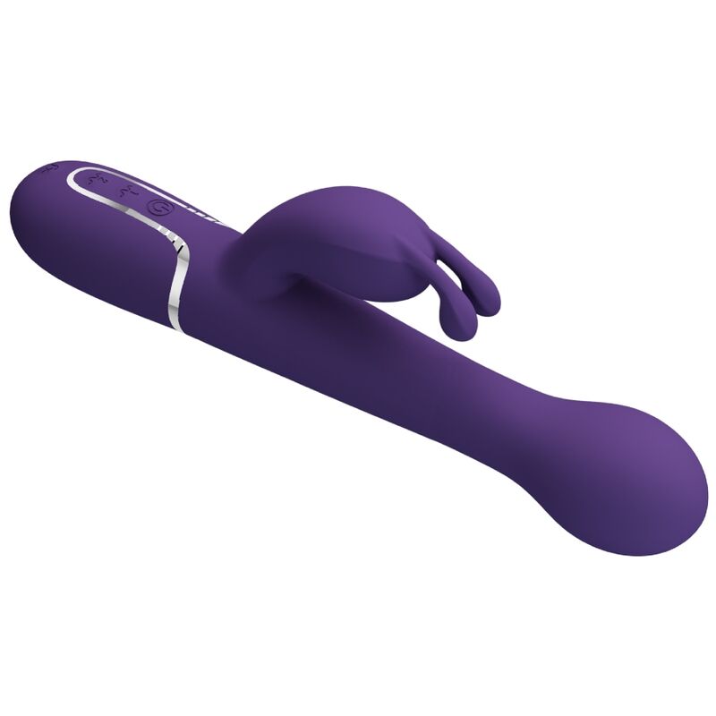 PRETTY LOVE - DEJON RABBIT VIBRADOR 3 EN 1 MULTIFUNCIÓN MORADO