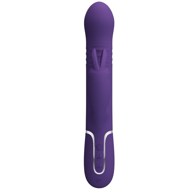 PRETTY LOVE - COALE VIBRATEUR  RABBIT 4 EN 1 VIOLET