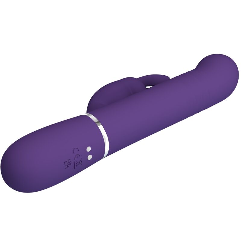 PRETTY LOVE - COALE CONEJO VIBRADOR 4 EN 1 MORADO