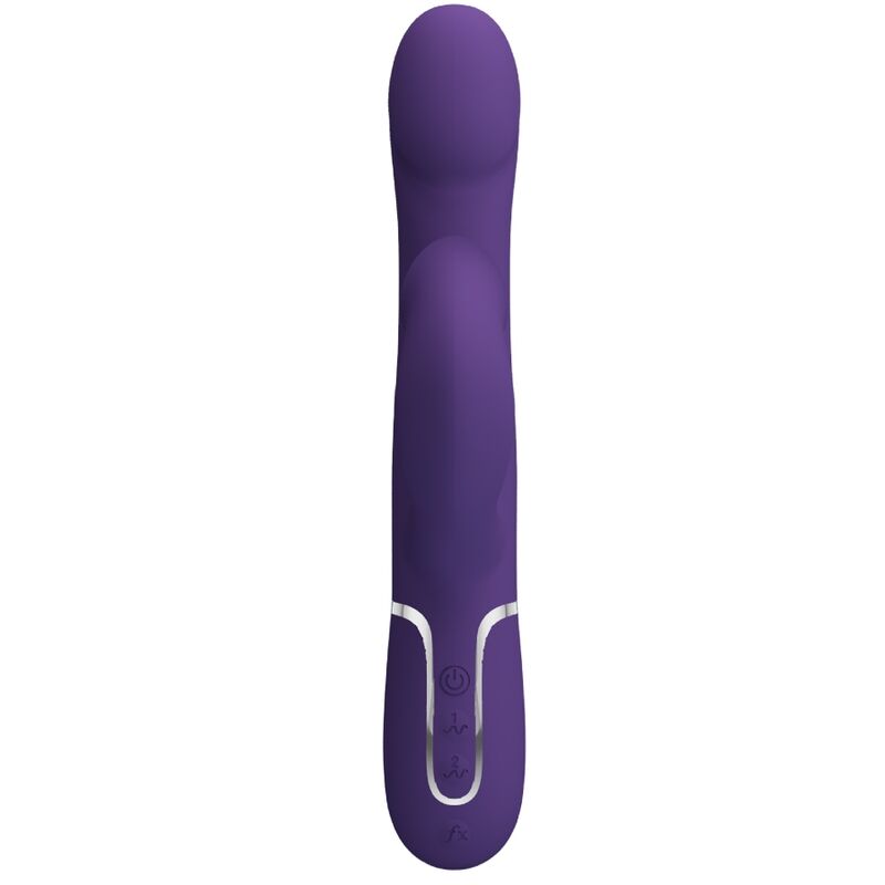 PRETTY LOVE - ZALIN BEADS VIBRATOR RABBIT 4 IN 1 PURPLE