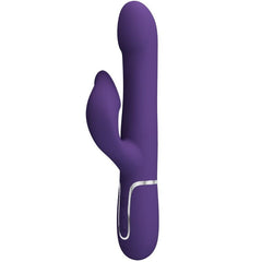 PRETTY LOVE - ZALIN BEADS VIBRATOR RABBIT 4 IN 1 PURPLE