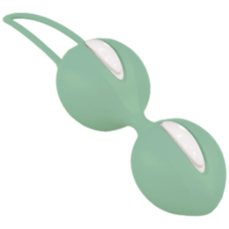 FUN FACTORY - SMARTBALLS DUO PELVIC BALLS WHITE / PISTACHIO