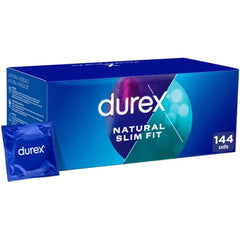 DUREX - BASE NATURAL SLIM FIT 144 UNIDADES