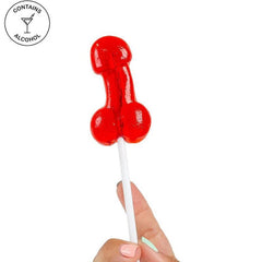 SECRETPLAY - COCK LOLLIPOP WITH STRAWBERRY DAIQUIRI ALCOHOL