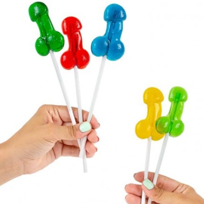 SECRETPLAY - DISPLAY ASSORTMENT OF PENIS LOLLIPOPS WITH ALCOHOL 40 UNITS