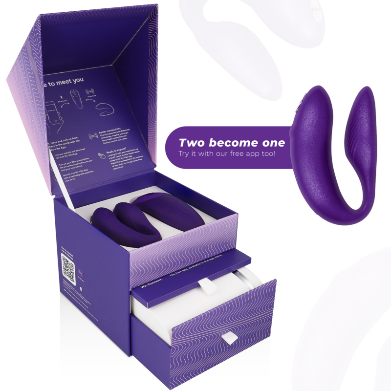 WE-VIBE - VIBRADOR CHORUS PARA PAREJAS CON CONTROL SQUEEZE LILA