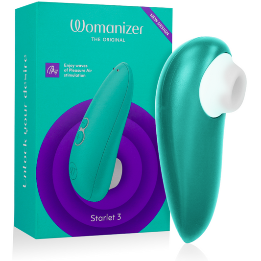 WOMANIZER - STIMULATEUR CLITORAL STARLET 3 TURQUOISE