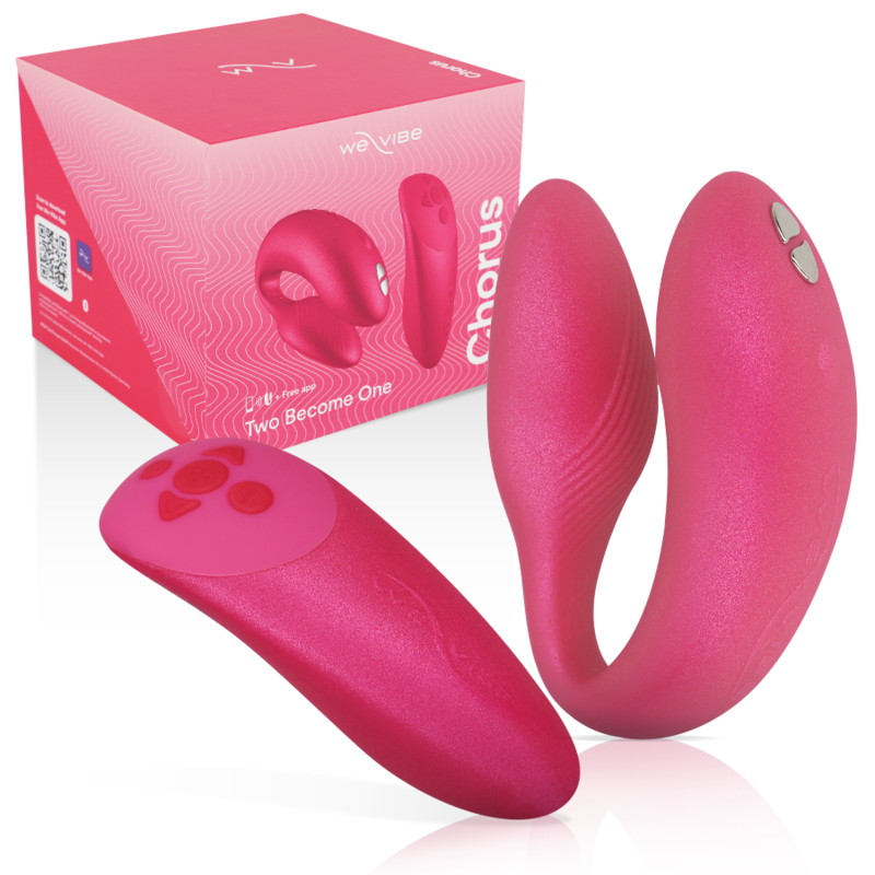 WE-VIBE - VIBRATEUR CHORUS POUR COUPLES AVEC COMMANDE DE SQUEEZE ROSE