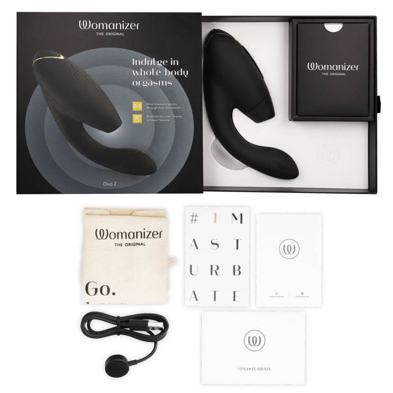 WOMANIZER - ESTIMULADOR DUO 2 NEGRO