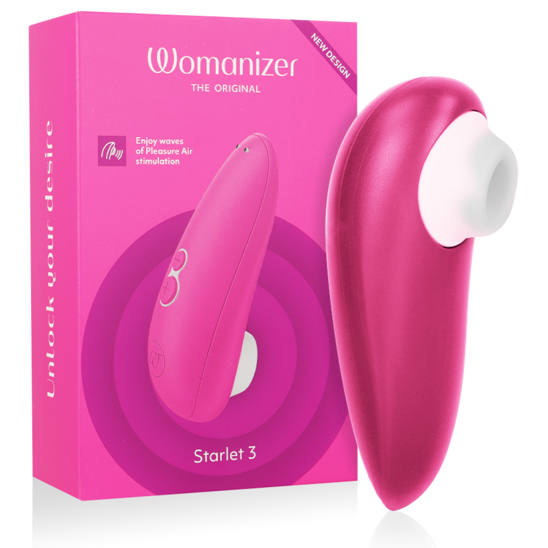 WOMANIZER - STARLET 3 PINK CLITORAL STIMULATOR