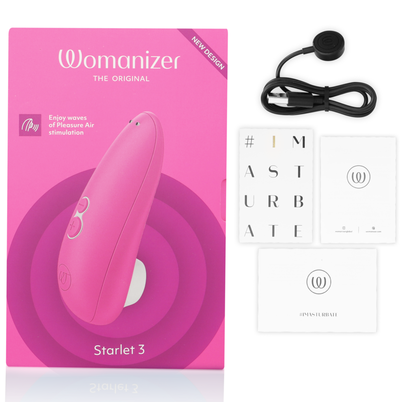 WOMANIZER - ESTIMULADOR DE CLITORAL STARLET 3 ROSA