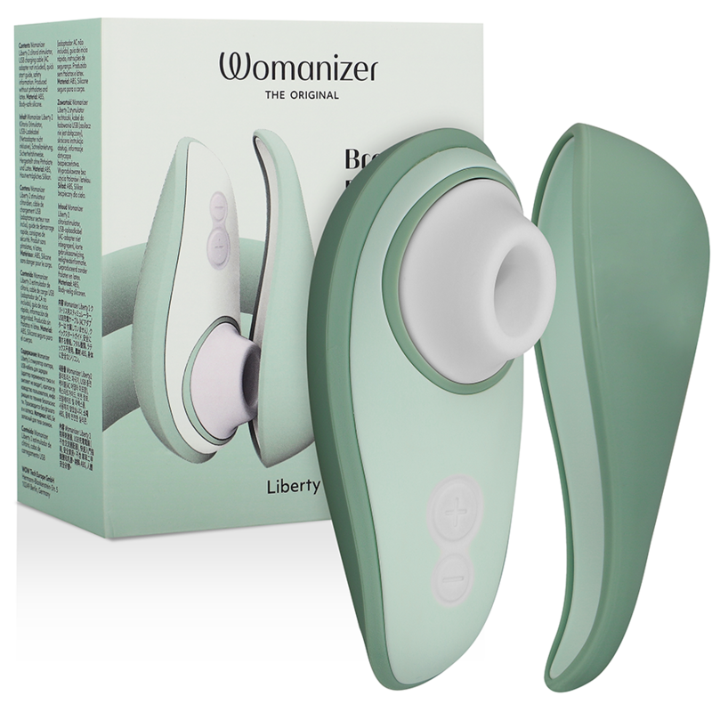 WOMANIZER - LIBERTY 2 STIMULATEUR & VENTOUSE CLITORIS VERT CLAIR