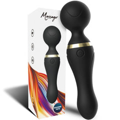 ARMONY - MASAJEADOR FREEZA Y VIBRADOR DE CABEZA SUPER FLEXIBLE NEGRO