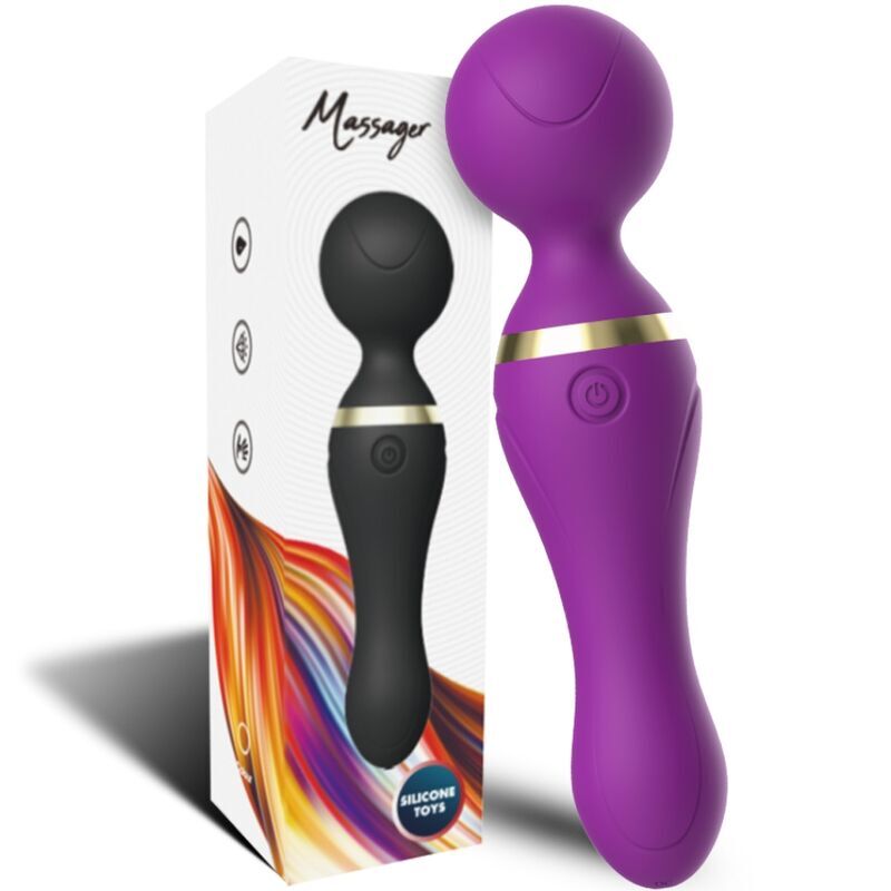 ARMONY - MASAJEADOR Y VIBRADOR FREEZA CABEZA SUPER FLEXIBLE MORADO