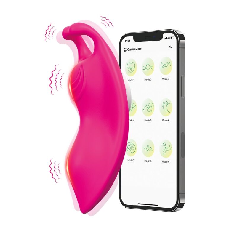 ARMONY - BRAGUITAS USABLES HONEYBEE PUNTO G VIBRADOR FUCSIA - APLICACIÓN GRATUITA