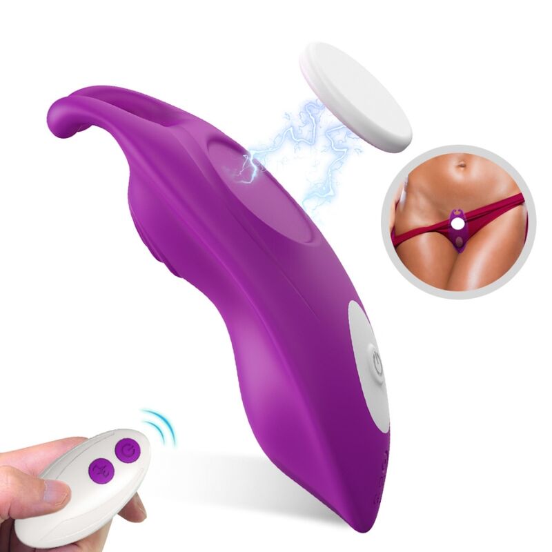 ARMONY - BRAGAS USABLES HONEYBEE PUNTO G VIBRADOR CONTROL REMOTO MORADO