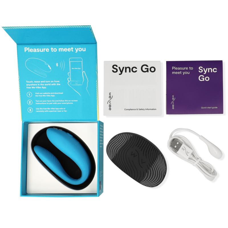 WE-VIBE - SYNC GO DOUBLE STIMULATEUR VIOLET