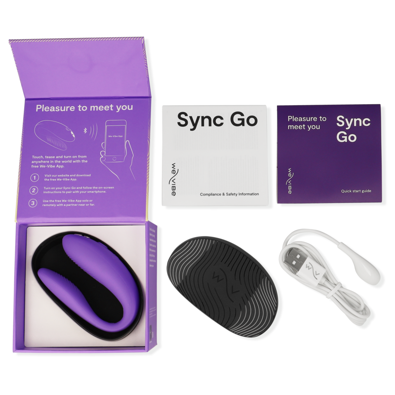 WE-VIBE - SYNC GO DOBLE ESTIMULADOR MORADO