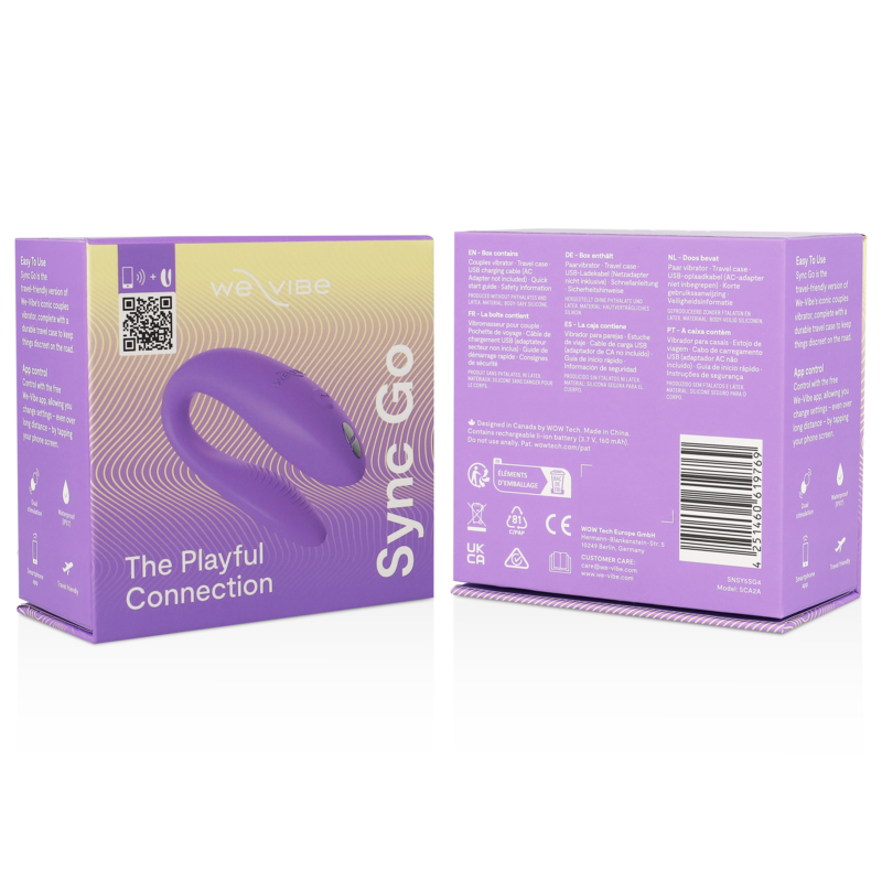 WE-VIBE - SYNC GO DOBLE ESTIMULADOR MORADO