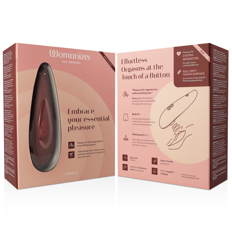 WOMANIZER - CLITORAL STIMULATOR CLASSIC 2 BORDEAUX