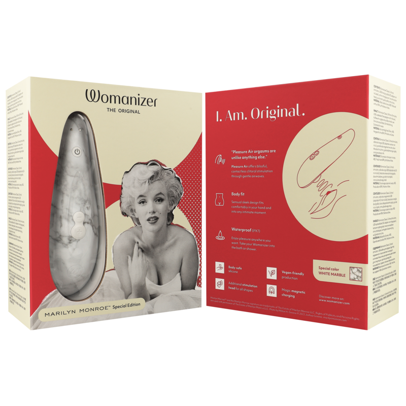 WOMANIZER - ESTIMULADOR DE CLITORIAL MARILYN MONROE CLASSIC 2 MÁRMOL BLANCO