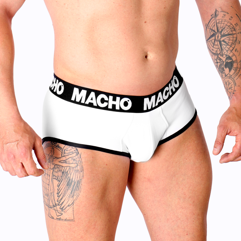 MACHO - CALZÓN MS30BL BLANCO S