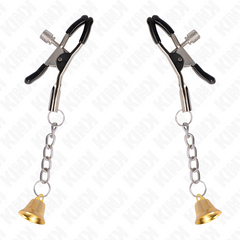 KINK - CLIPS TELEMON CON COLGANTE CAMPANITA ORO 6 CM