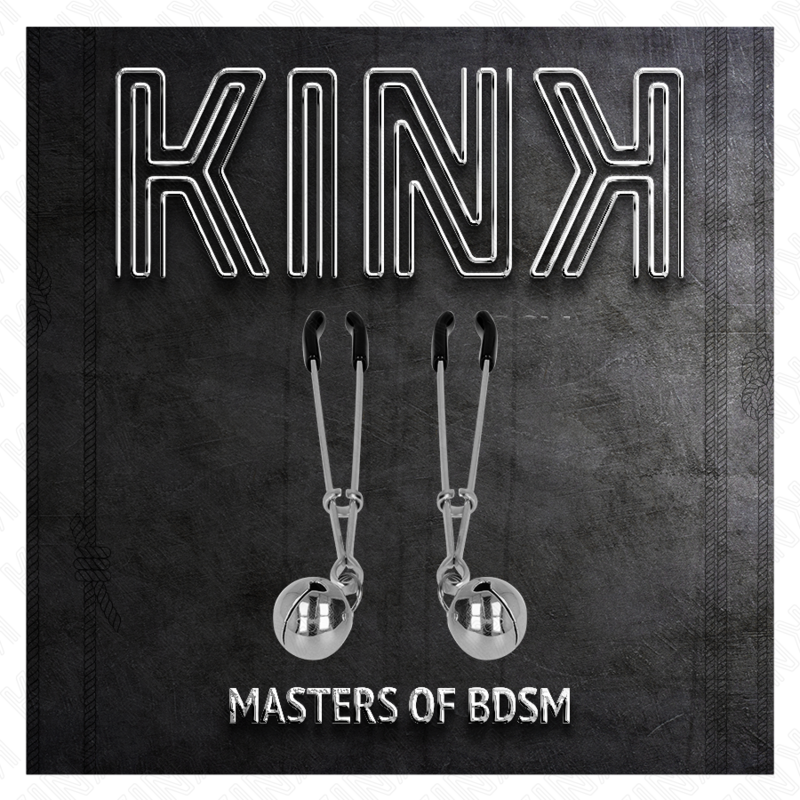 KINK - CLIPS PARA TELÉFONO CAMPANA FINA PLATA 7 CM