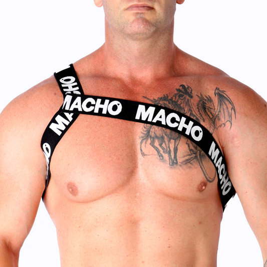 MACHO - HARNAIS ROMAIN BLANC S/M