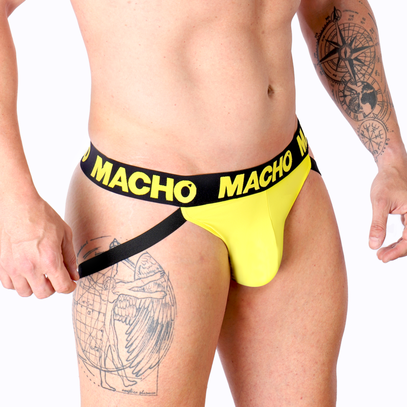 MACHO - MX25A JOCK LYCRA JAUNE S