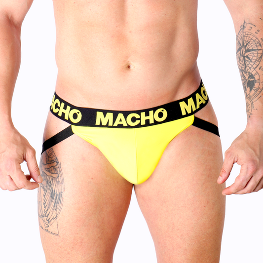 MACHO - MX25A JOCK LYCRA JAUNE S