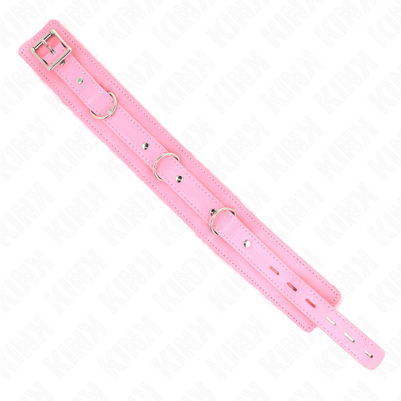 KINK - COLLAR CON CORREA 65 CM CON RESTRICCIONES ROSA 36-42 CM X 5,5 CM