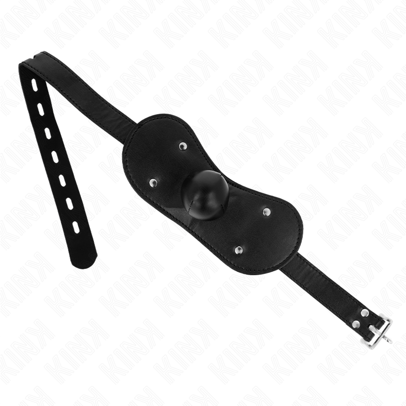 KINK - MASK BUCKLES BALL GAG WITH ADJUSTABLE LOCK 42-60 CM